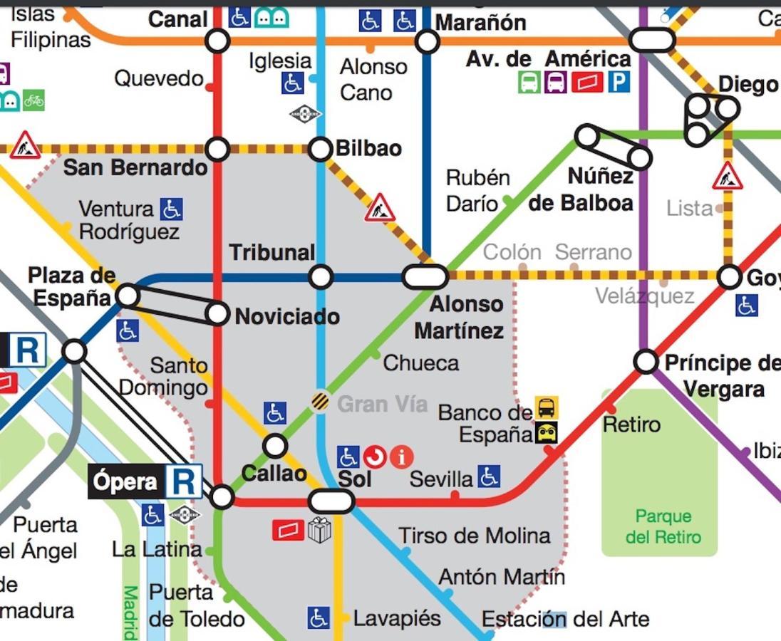 Madrid Downtown Chamberi Lejlighed Eksteriør billede
