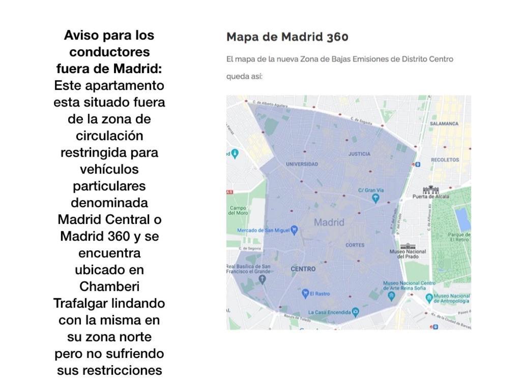 Madrid Downtown Chamberi Lejlighed Eksteriør billede